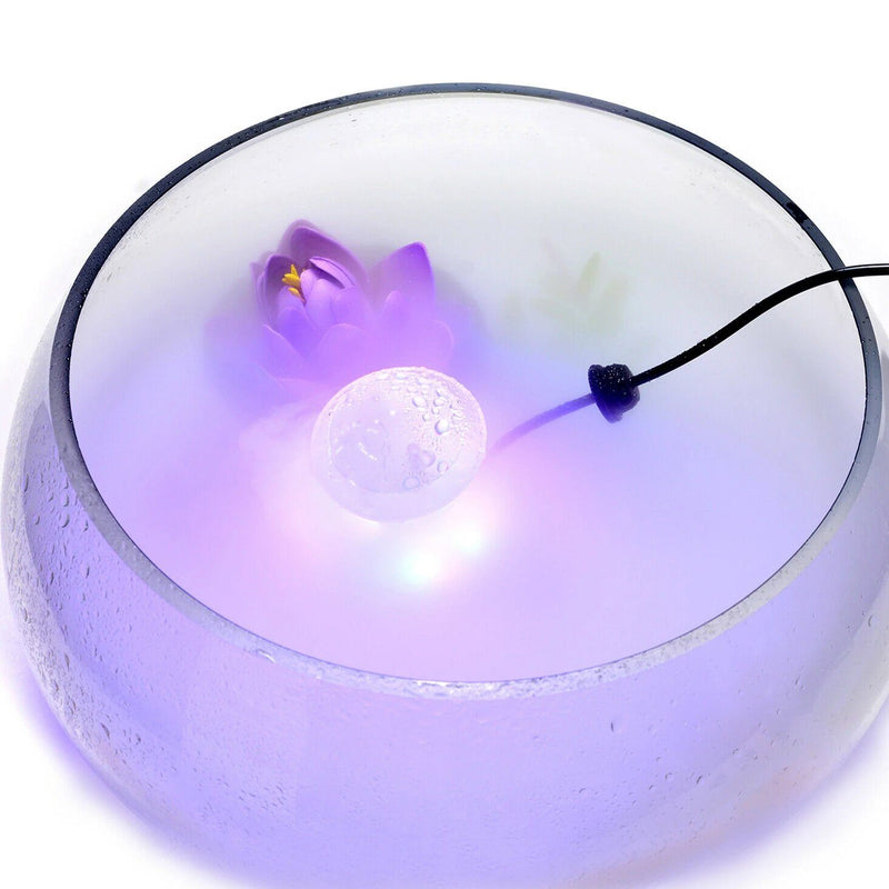 12 LED Mist Water Fountain Machine Atomizer Air Humidifier Wellness - DailySale