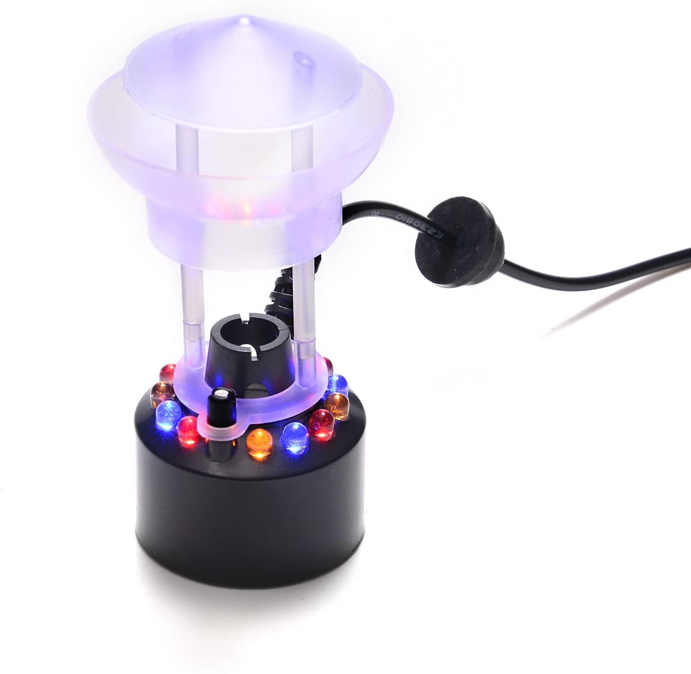 12 LED Mist Water Fountain Machine Atomizer Air Humidifier Wellness - DailySale