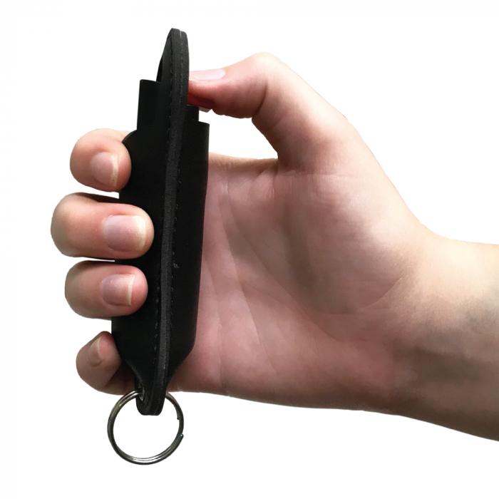 1/2 Oz Halo with Holster Black Pepper Spray Tactical - DailySale