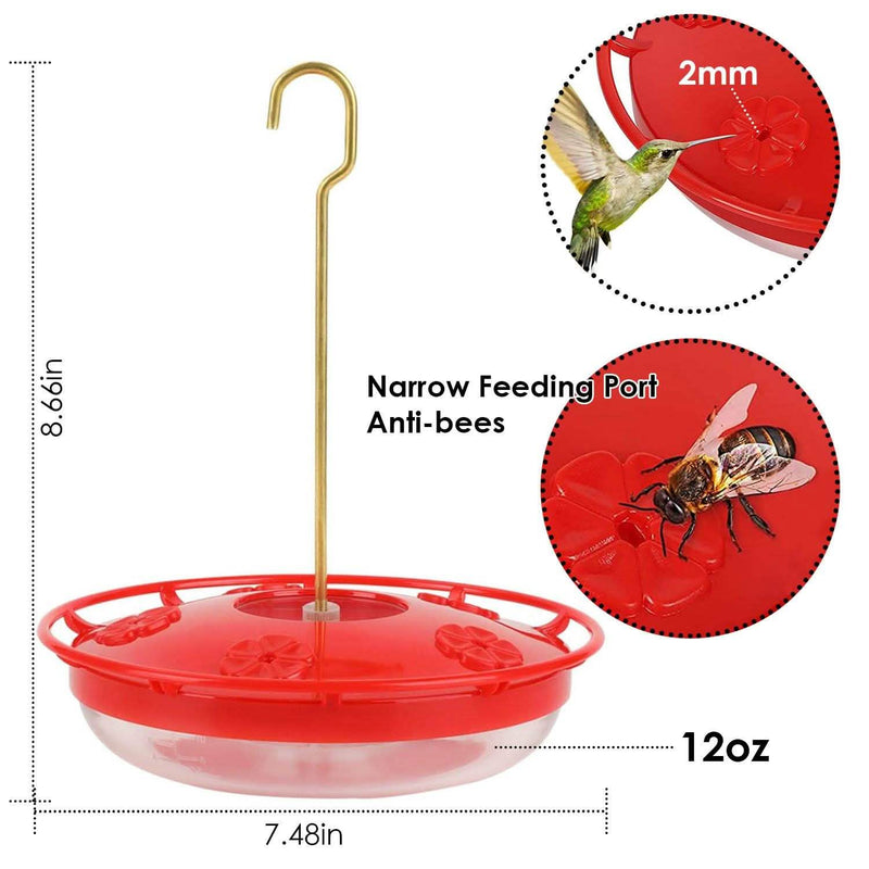 12 Oz Hummingbird Feeder Garden & Patio - DailySale