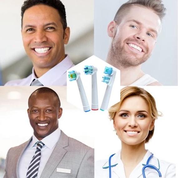 12-Pack: Clean Replacement Electric Toothbrush Heads Beauty & Personal Care - DailySale