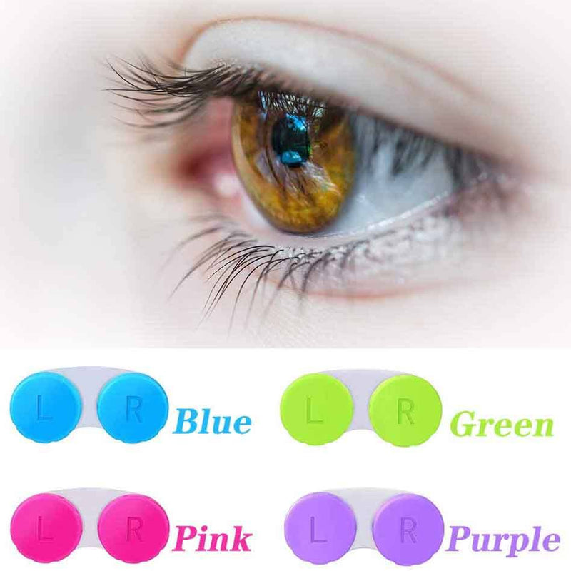 12-Pack: Colourful Contact Lens Case Box Holder Beauty & Personal Care - DailySale