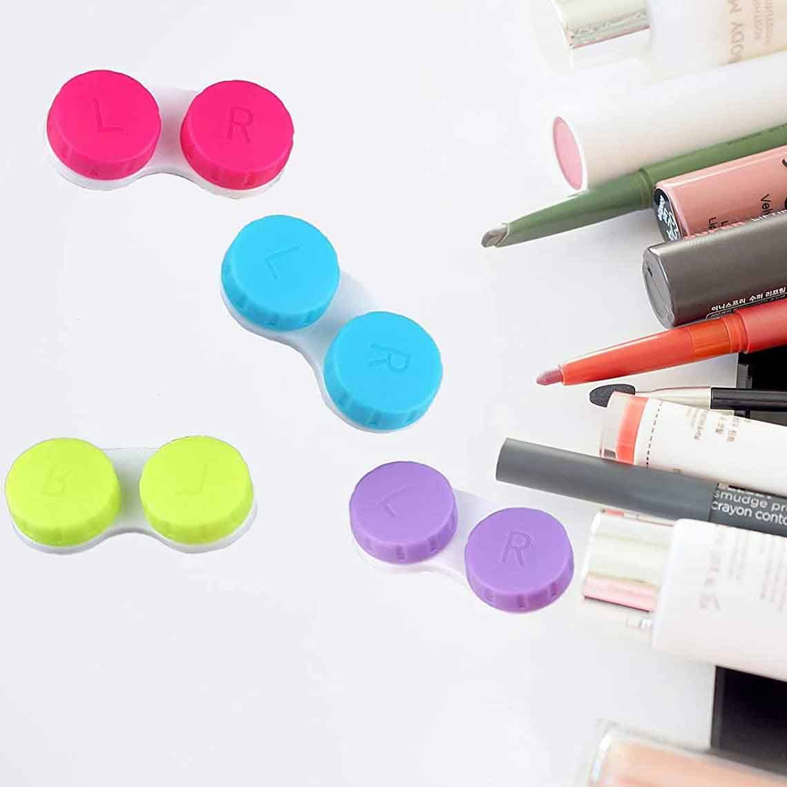 12-Pack: Colourful Contact Lens Case Box Holder Beauty & Personal Care - DailySale