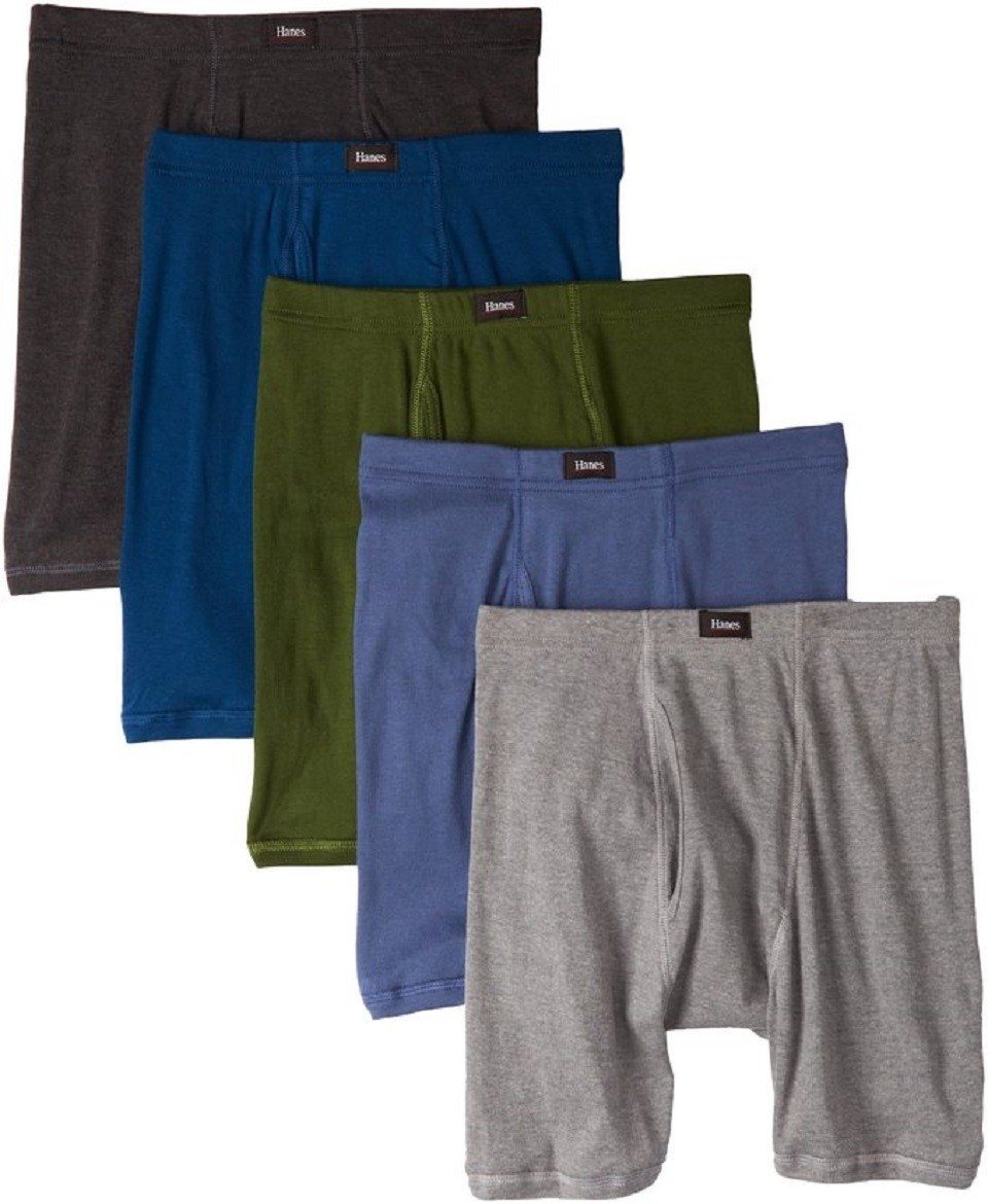 12-Pack: Hanes 100% Cotton Boxer Briefs - Size: Small Men's Apparel - DailySale