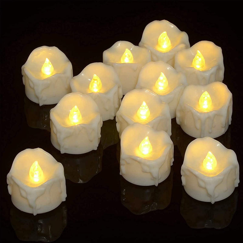12-Pack: LED Timer Candle Decoration Holiday Decor & Apparel - DailySale