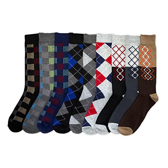 12-Pack: Men's Crew Dress Socks Men's Accessories G2 - DailySale
