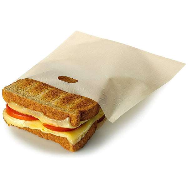 12-Pack: RL Treats Non Stick Reusable Toaster Bags for Sandwich and Grilling Kitchen & Dining - DailySale