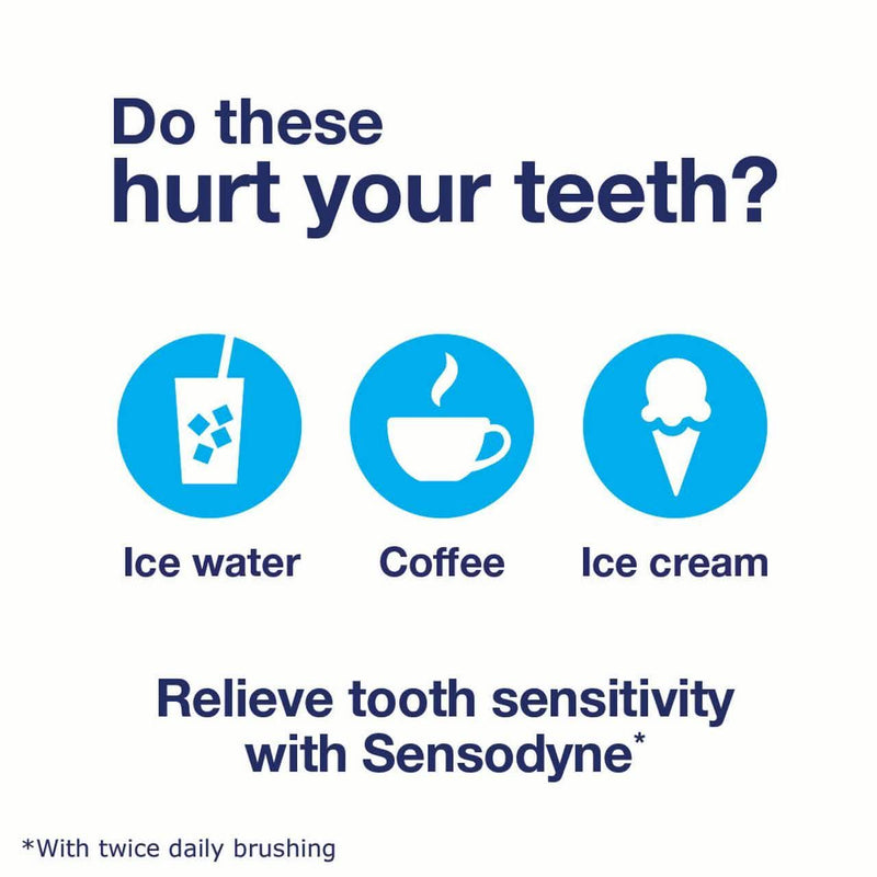 12-Pack: Sensodyne True White Mint Sensitivity Toothpaste 3oz Beauty & Personal Care - DailySale