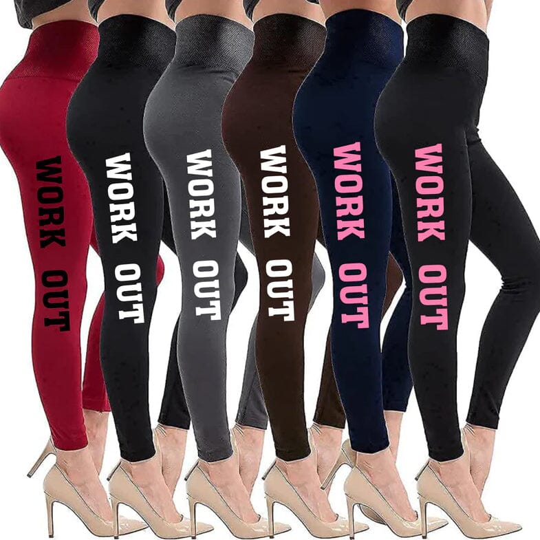 12-Pack: Super Soft Thick Fleece Lined Work Out Leggings Women's Bottoms M/L - DailySale