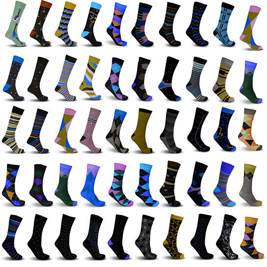 12-Pairs: Men's James Fiallo Premium Quality Dress Socks Men's Shoes & Accessories - DailySale