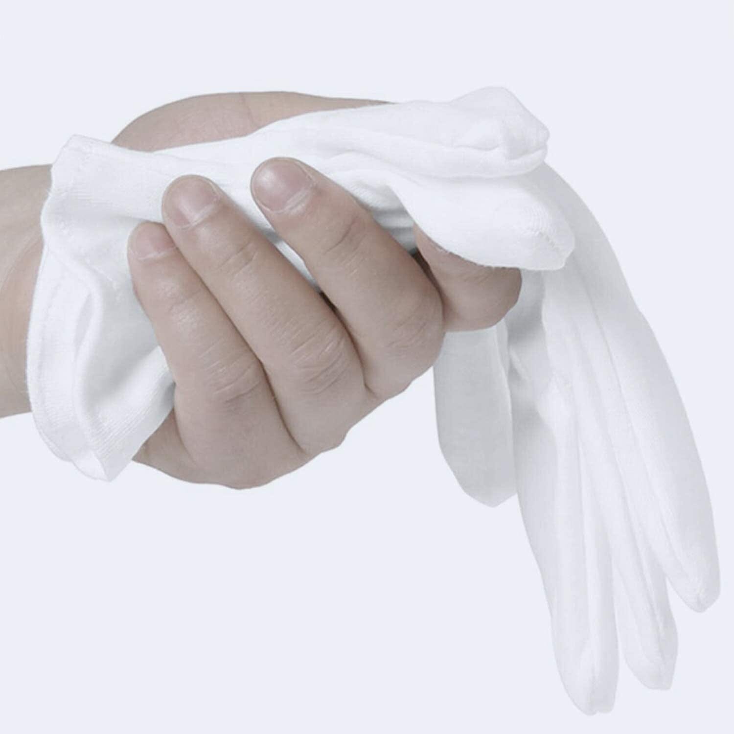 12-Pairs: White Cotton Gloves Everything Else - DailySale