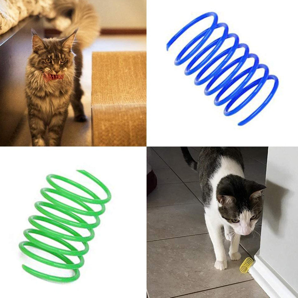 12-Piece: Cat Coil Spring Toy Pet Supplies - DailySale