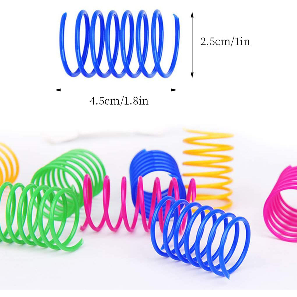 12-Piece: Cat Coil Spring Toy Pet Supplies - DailySale