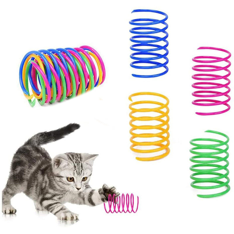12-Piece: Cat Coil Spring Toy Pet Supplies - DailySale