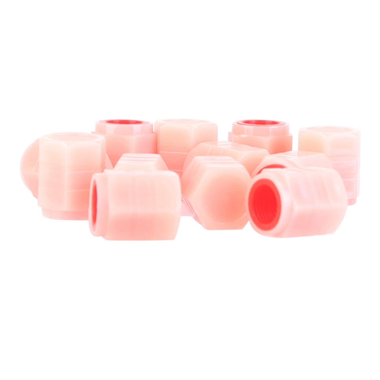 12-Piece: Luminous Car Tire Valve Stem Covers Automotive Red - DailySale