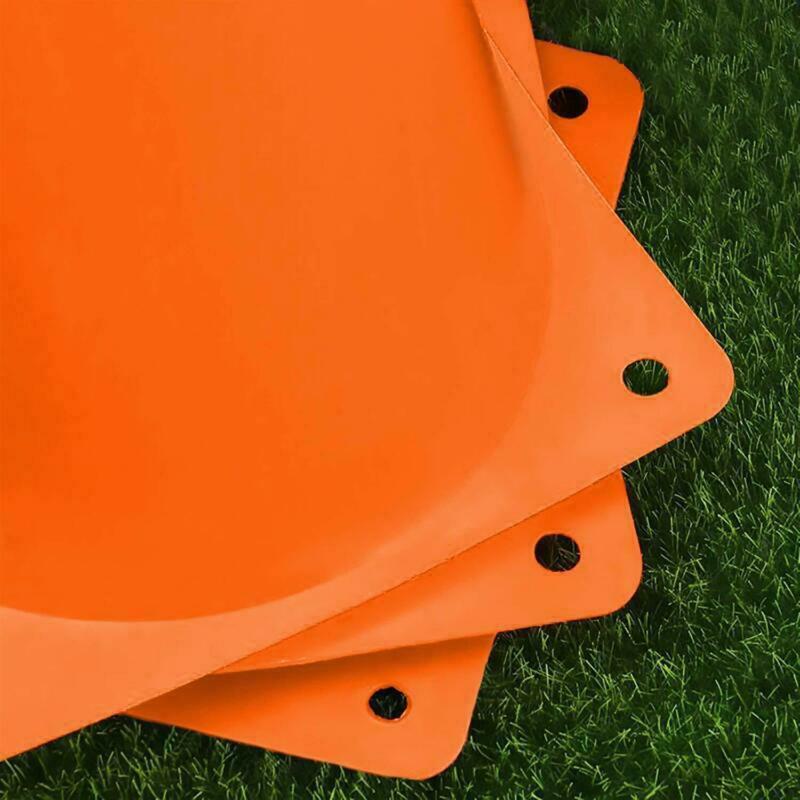 12-Piece: Plastic Cone 7" Orange Colored for Driving Practice,Training, Parties Sports & Outdoors - DailySale