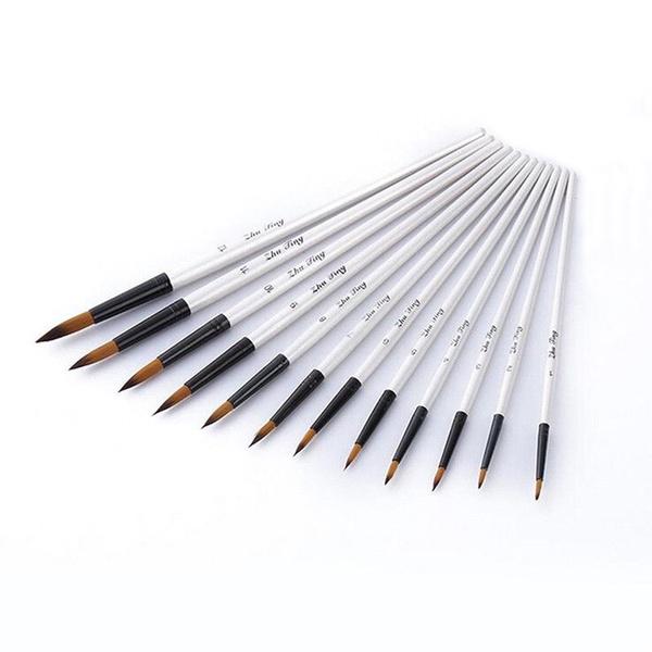 12-Piece Set: Artist Watercolor Painting Brushes