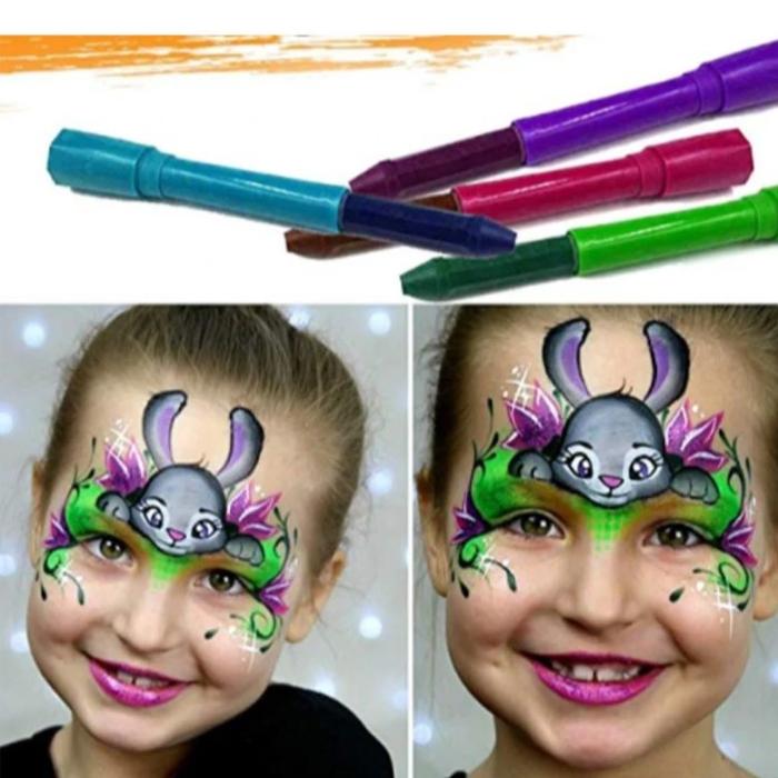 12-Piece: Washable Face Paint Crayons Toys & Games - DailySale