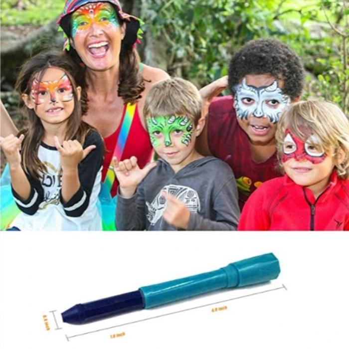 12-Piece: Washable Face Paint Crayons Toys & Games - DailySale