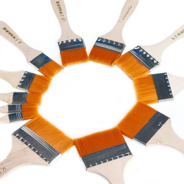 12-Pieces: Wooden Oil Painting Brush Everything Else - DailySale