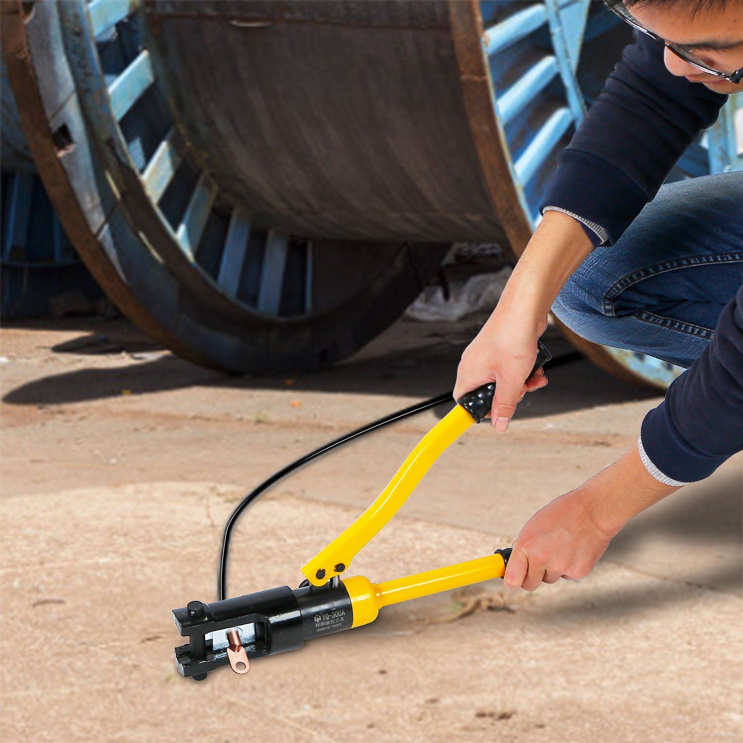 12 Ton Hydraulic Wire Crimper Home Improvement - DailySale