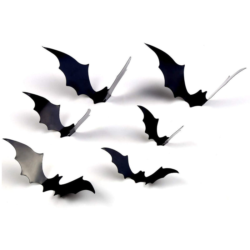 120-Piece: 3D Bat Halloween Decoration Stickers Holiday Decor & Apparel - DailySale