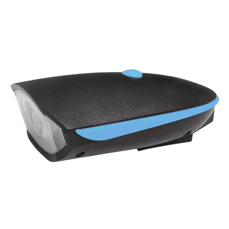 1200mAh Rechargeable Bike Headlight with Horn Sports & Outdoors Blue - DailySale