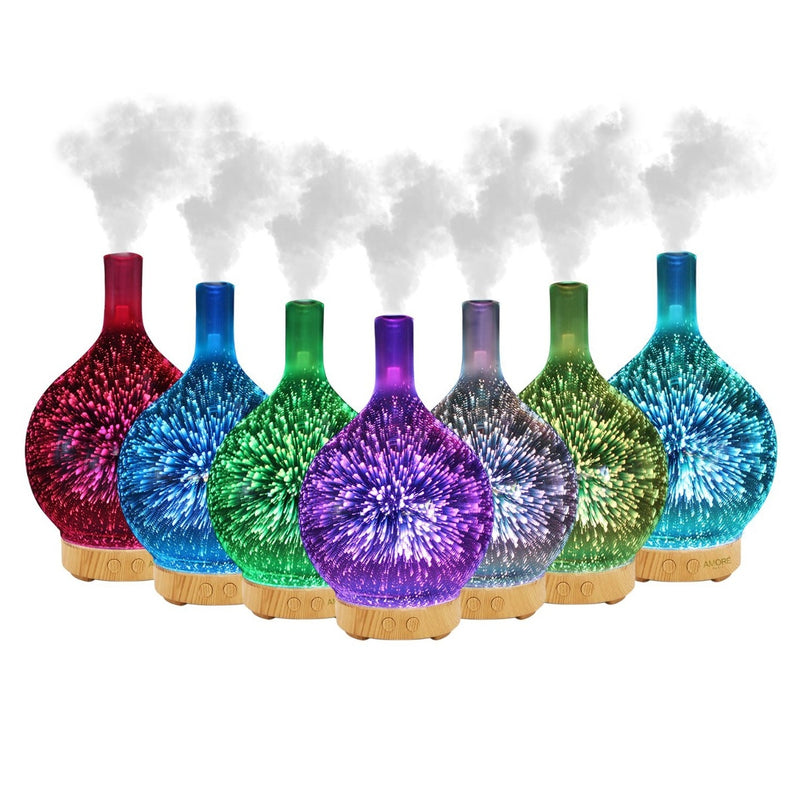 3D Changing Led Lights Aromatherapy Essential Oil Diffuser - DailySale, Inc