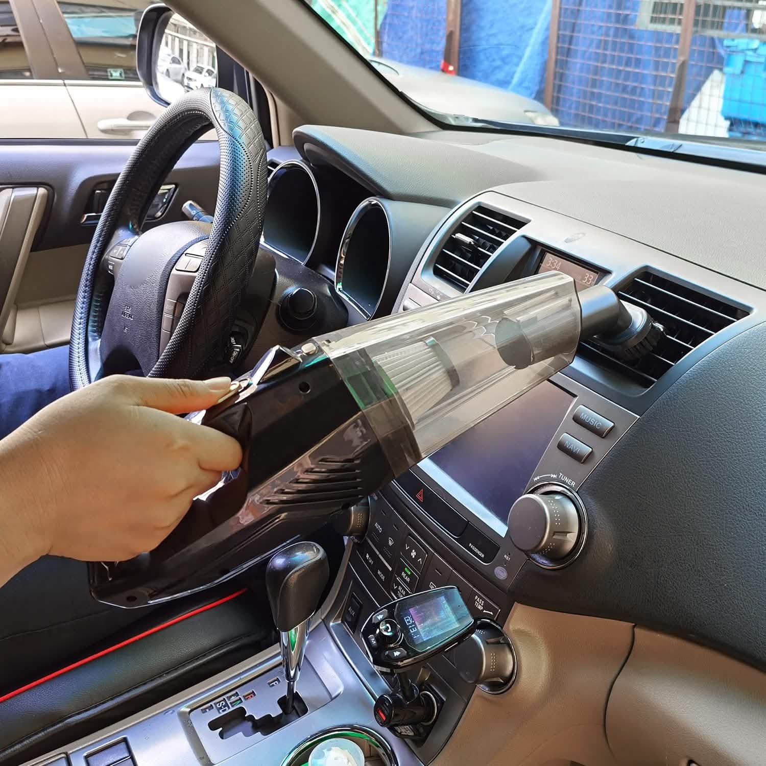 120W 8000PA Handheld Cordless Car Vacuum Cleaner with Accessory kit Automotive - DailySale