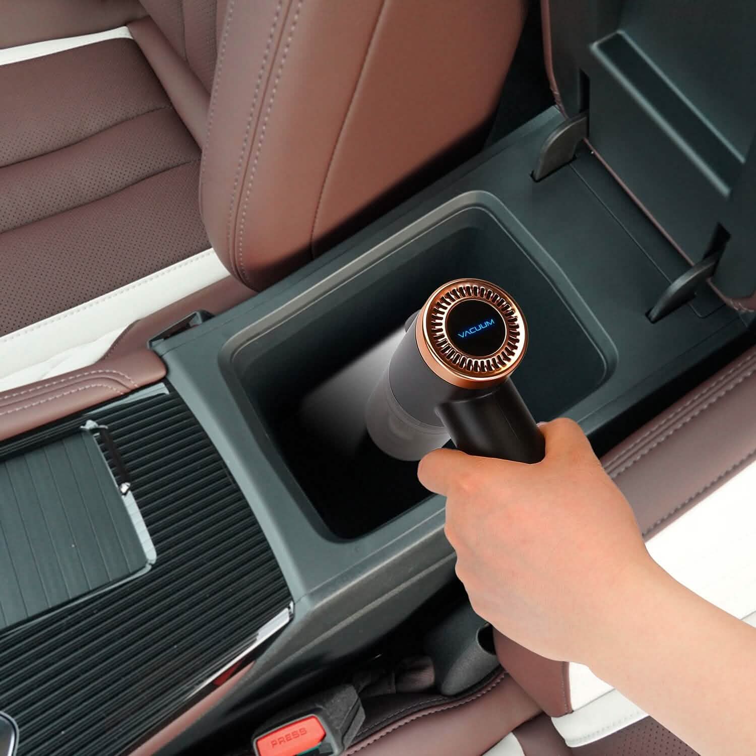 120W 9000PA Cordless Handheld Car Vacuum Cleaner with Searchlight Automotive - DailySale