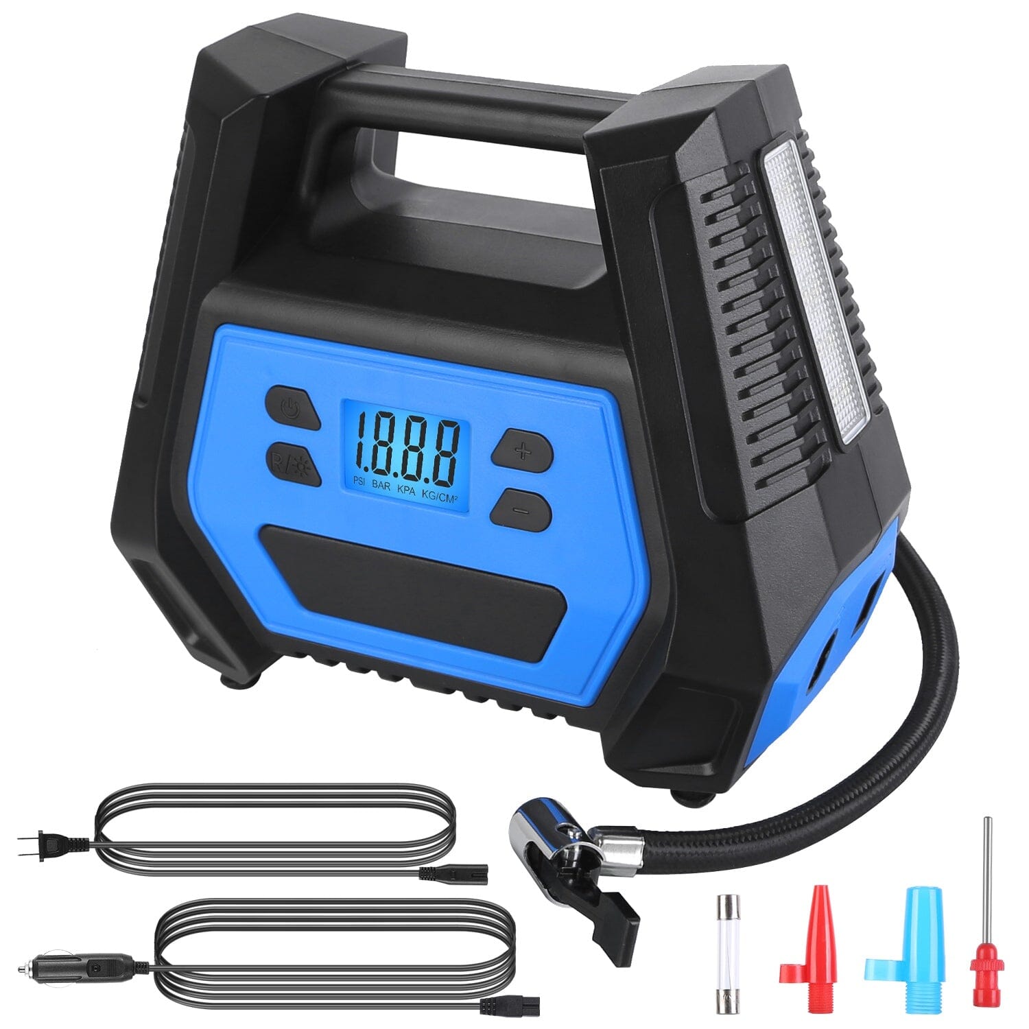 120W Max Power Portable Tire Pump with Digital Display LED Light Automotive - DailySale