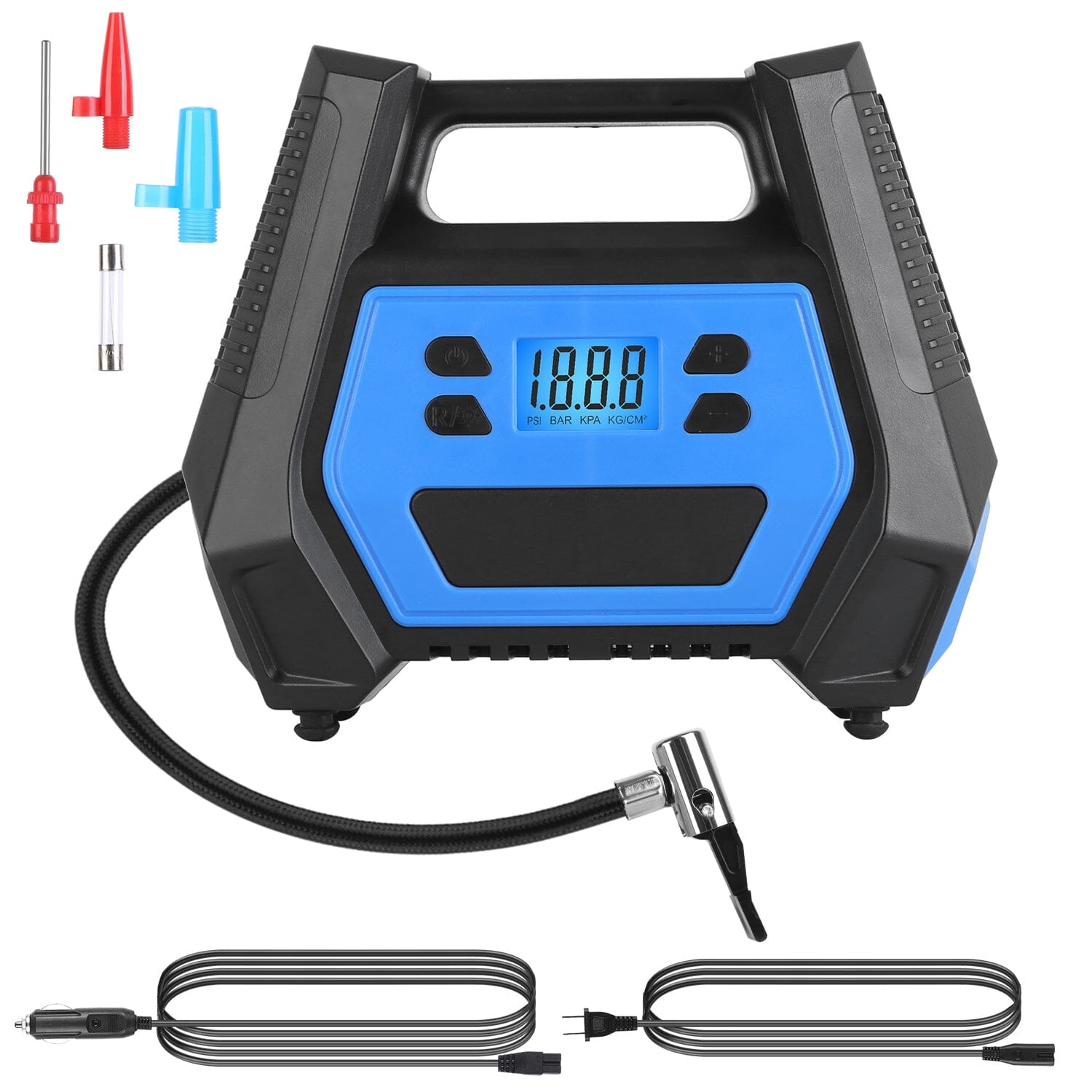 120W Max Power Portable Tire Pump with Digital Display LED Light Automotive - DailySale