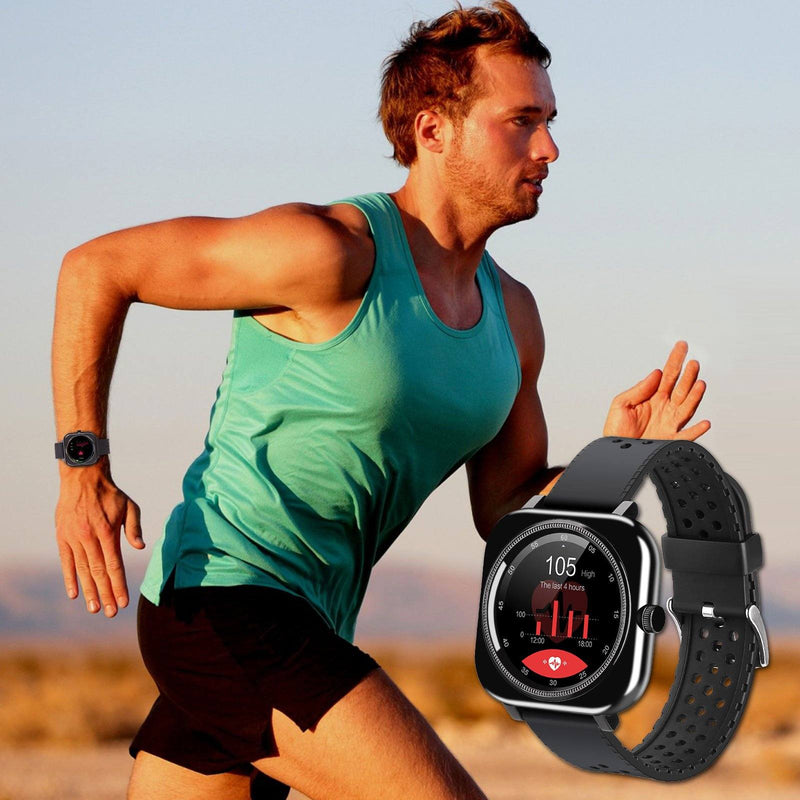 1.28'' Touch Screen Smartwatch Handsfree Bluetooth Sport Fitness Tracker Smart Watches - DailySale