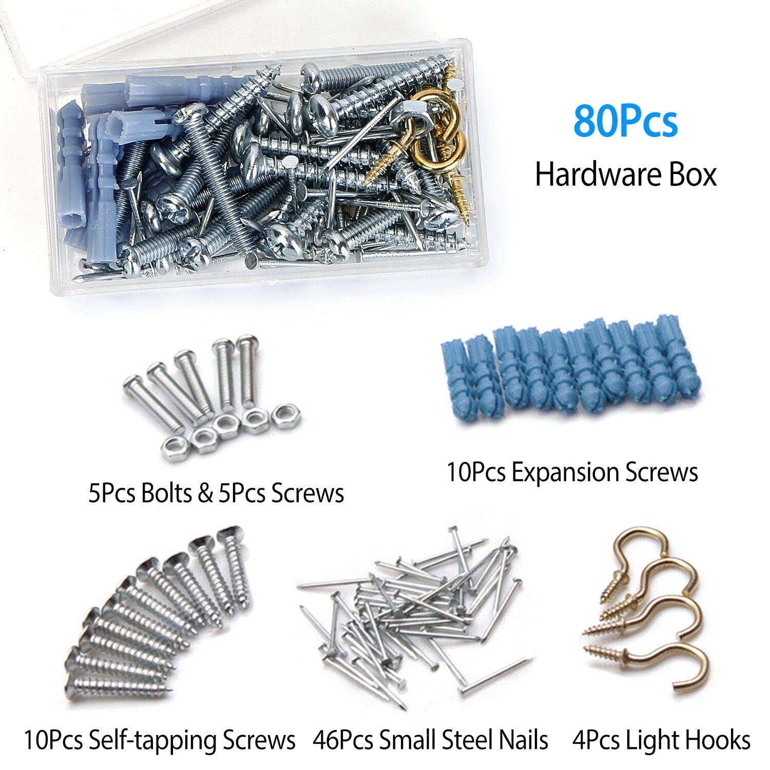 129-Pieces Set: Household Hand Tool Set Home Improvement - DailySale