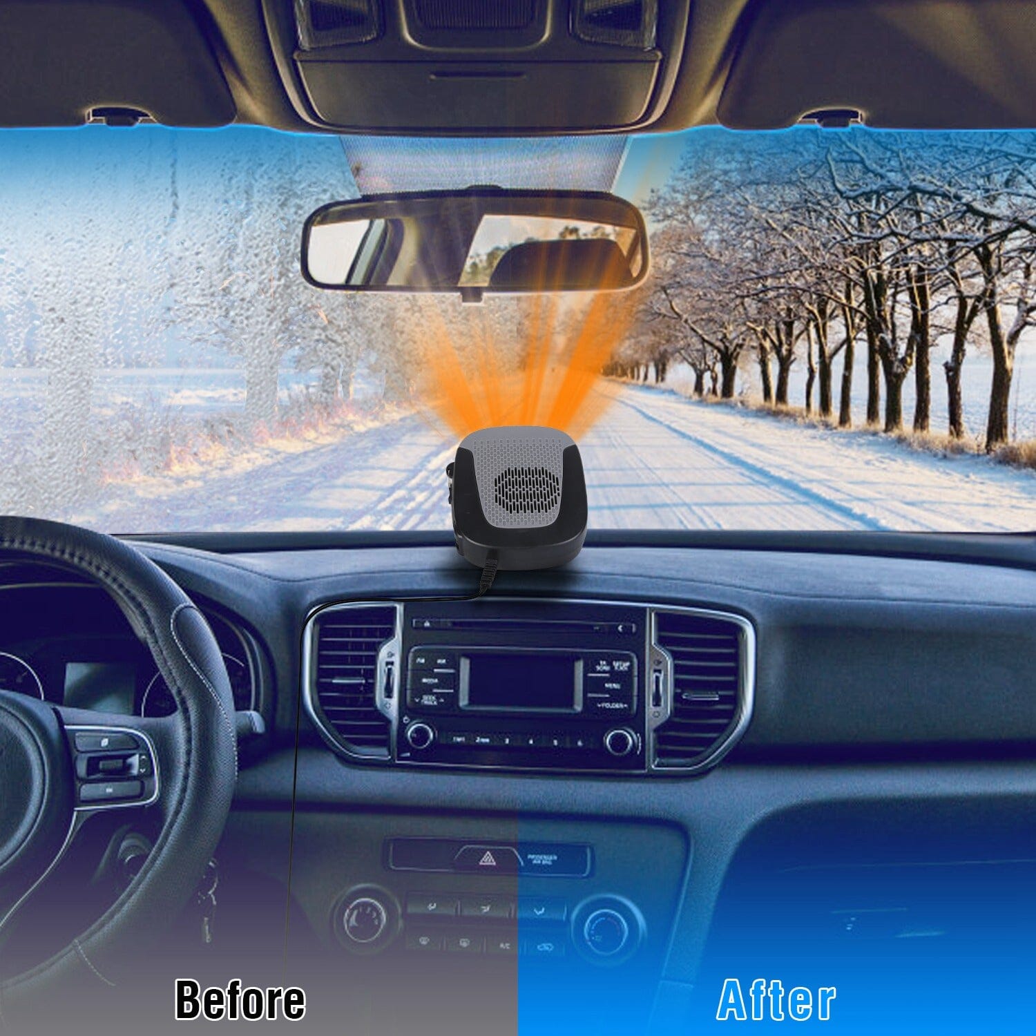 12V 150W Portable Car Auto Heater Automotive - DailySale