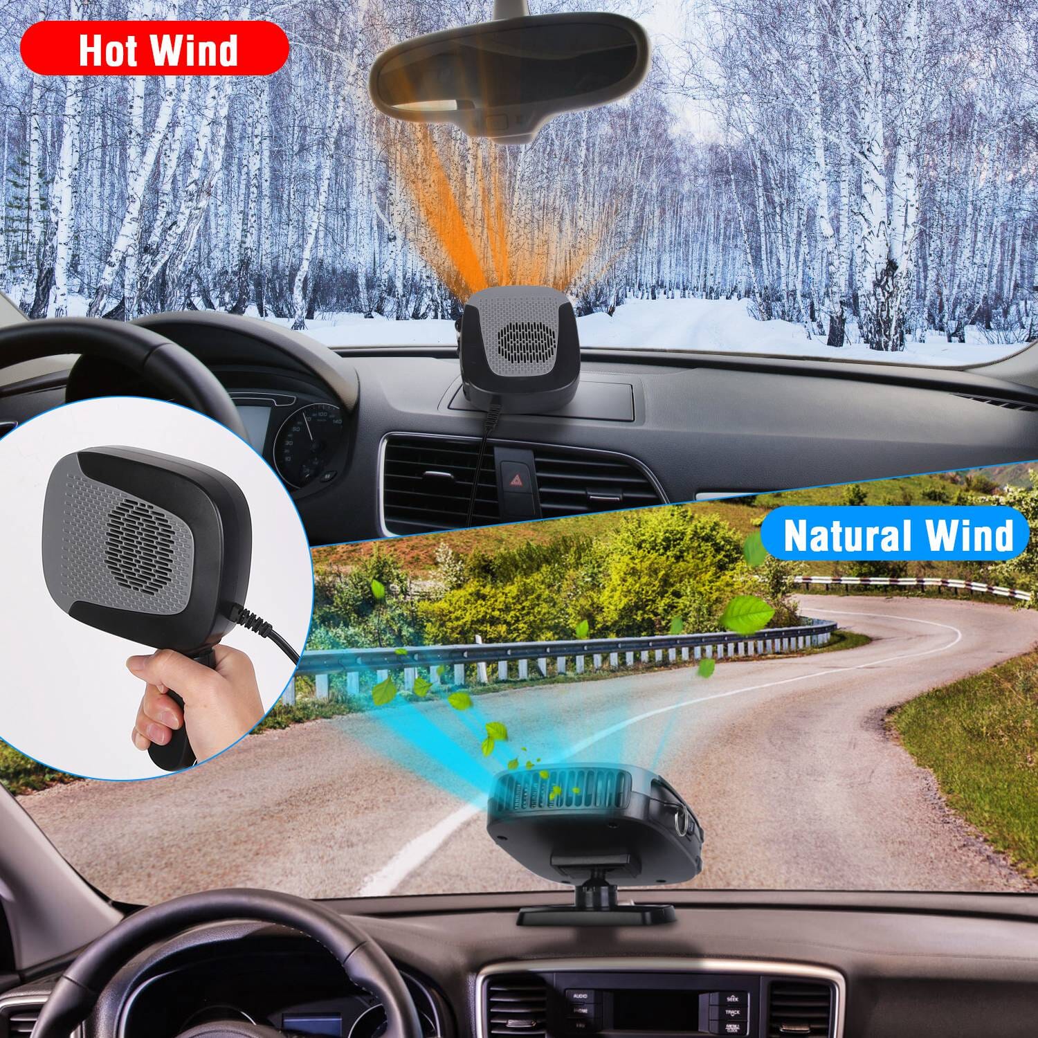 12V 150W Portable Car Auto Heater Automotive - DailySale