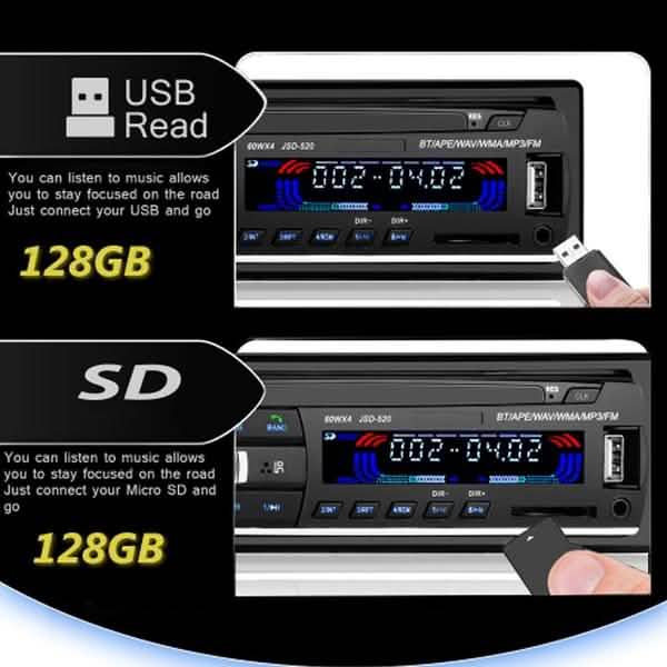 12V Bluetooth Car Stereo Automotive - DailySale