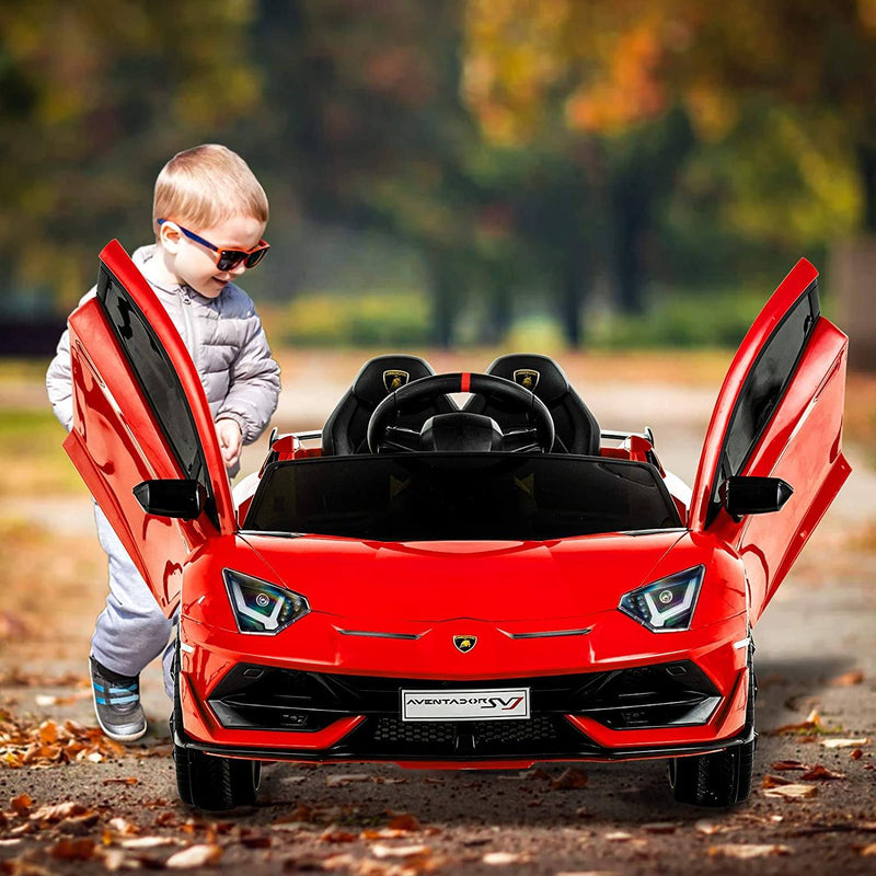 12V Kids Electric Ride On Car Lamborghini Aventador SVJ Toys & Games - DailySale