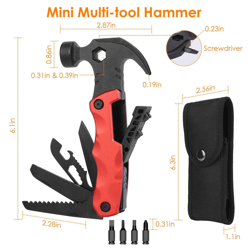 13-in-1 Multi-tool Hammer Camping Survival Tool Sports & Outdoors - DailySale