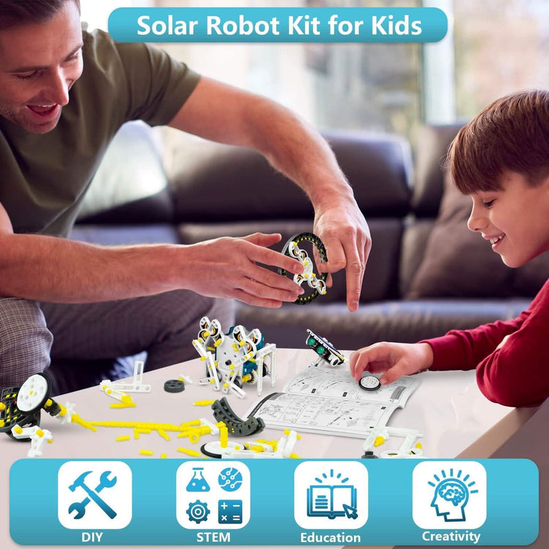 13-in-1 Solar Powered Robot Toy for Kids Toys & Games - DailySale