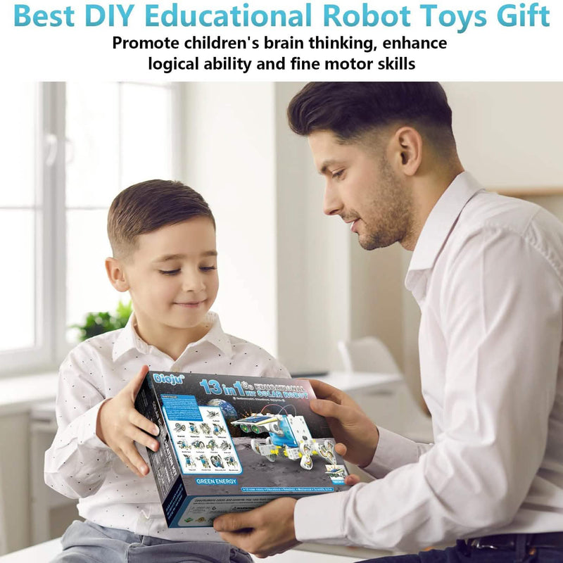 13-in-1 Solar Powered Robot Toy for Kids Toys & Games - DailySale