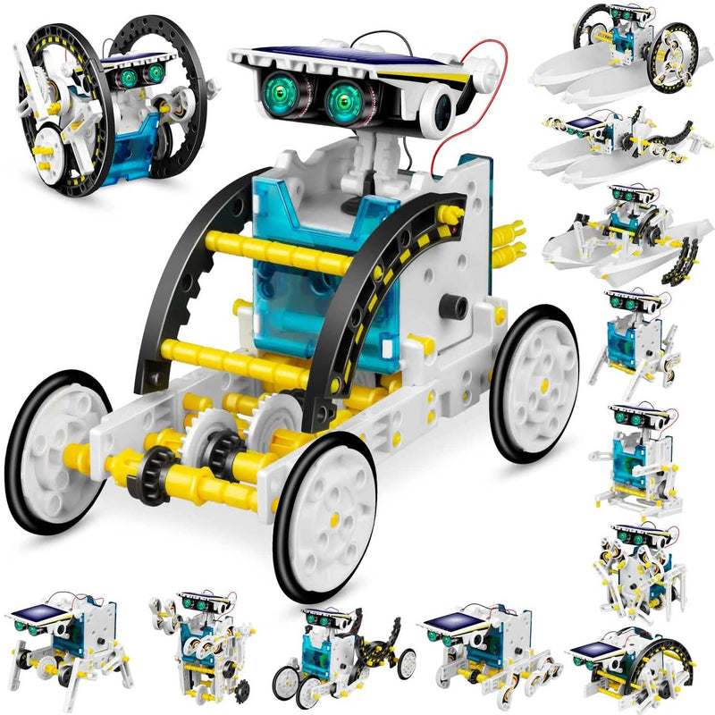 13-in-1 Solar Powered Robot Toy for Kids Toys & Games - DailySale