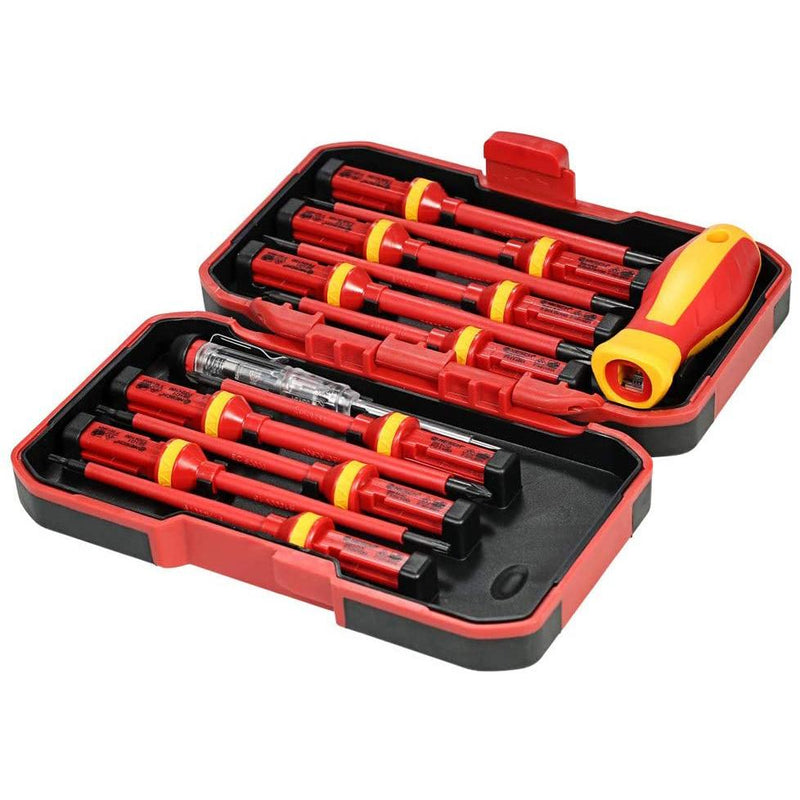 13-Piece: 1000V Changeable Insulated Screwdrivers Set Home Improvement - DailySale