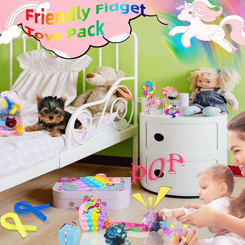 13-Pieces Set: Sensory Fidget Pop Pack Toys Toys & Games - DailySale