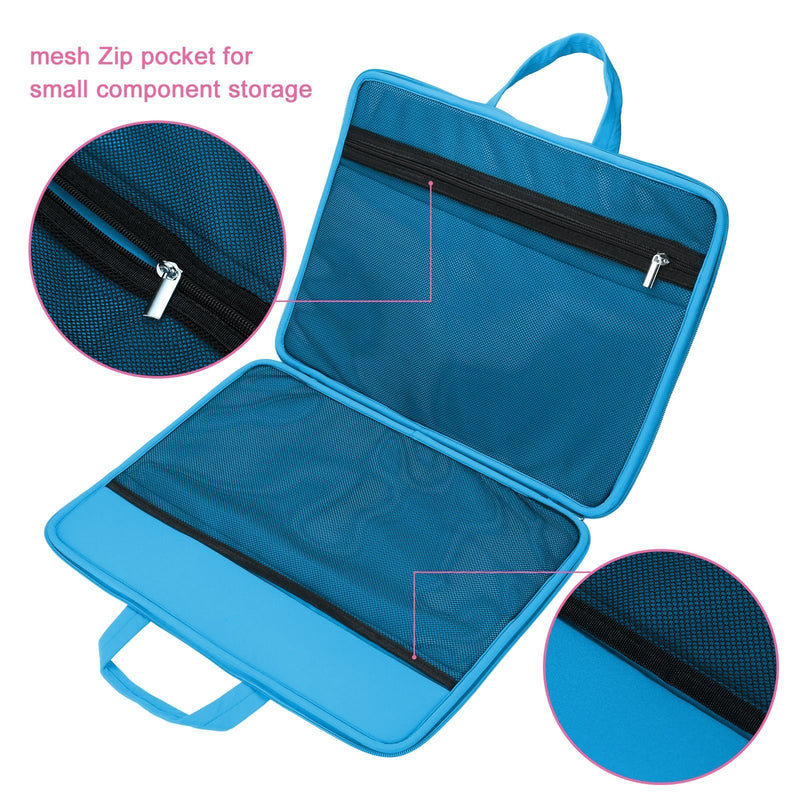 14-Inch Laptop Sleeve Travel Storage Case Pouch Cover with Pockets Computer Accessories - DailySale