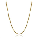 14-Karat Solid Gold Diamond-Cut Rope Chain Jewelry - DailySale