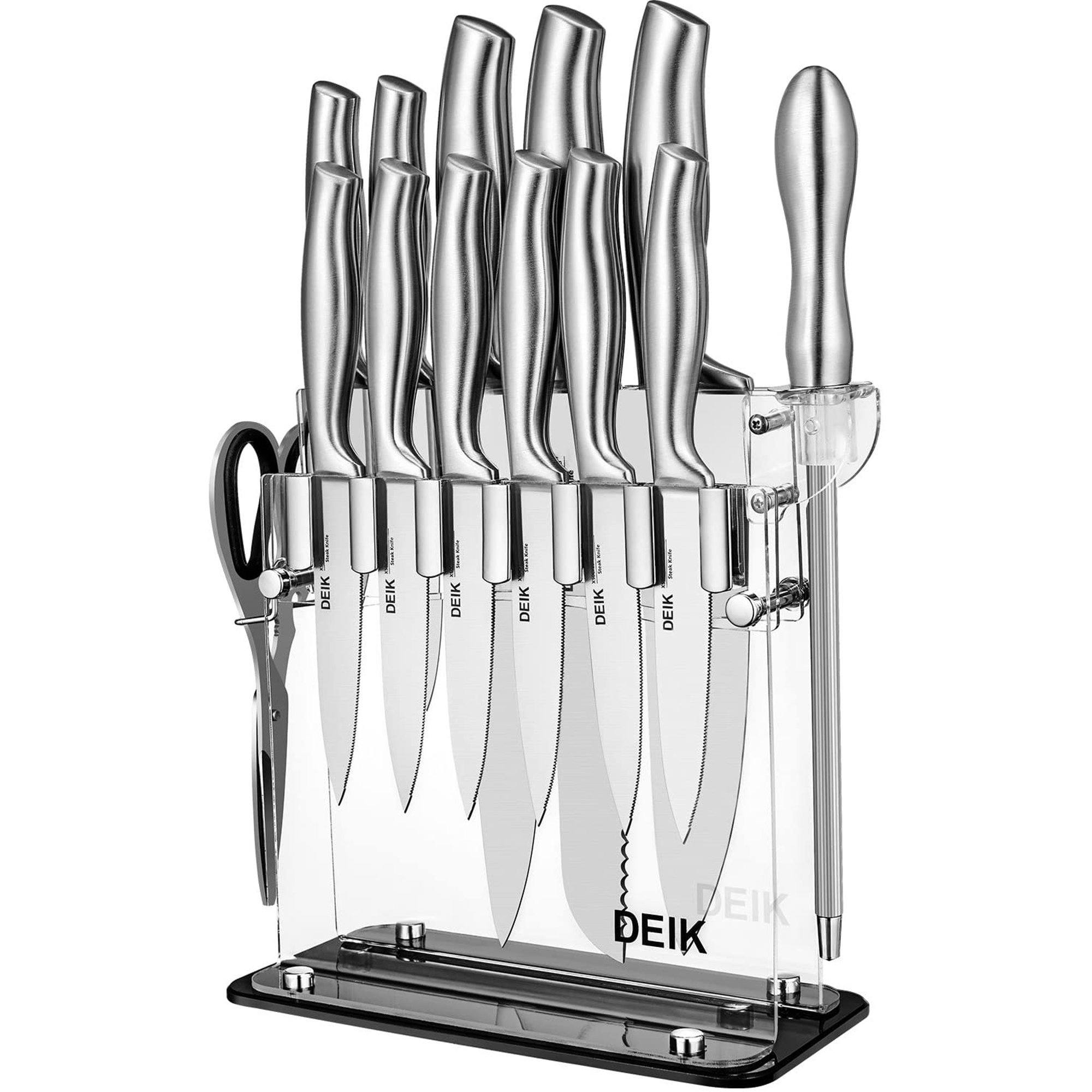 14-Piece: Deik High Carbon Stainless Steel Kitchen Knife Set Kitchen & Dining - DailySale