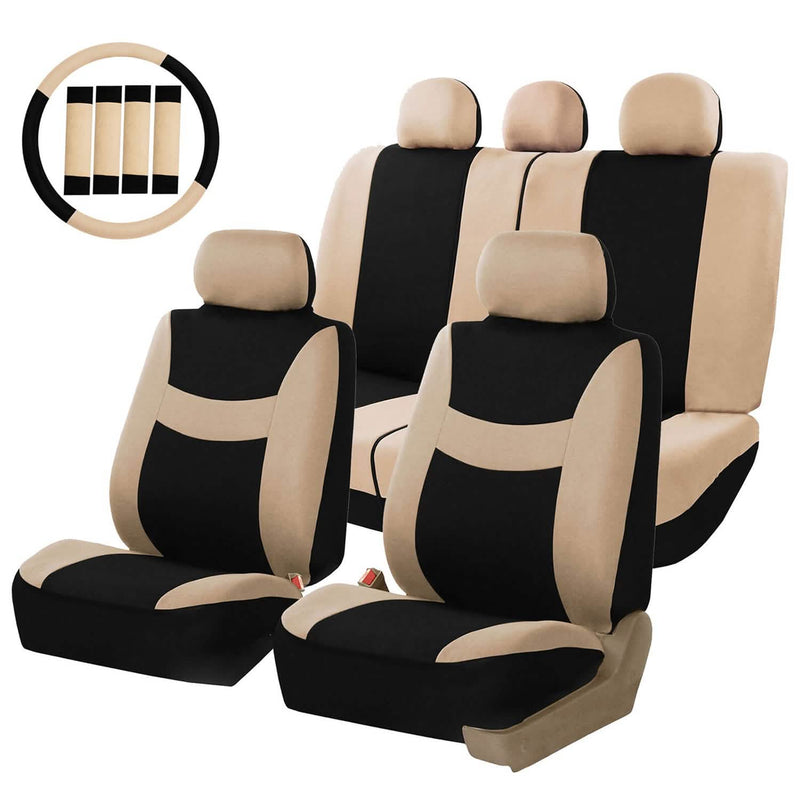14-Pieces: Universal Auto Seat Cover Set Automotive - DailySale