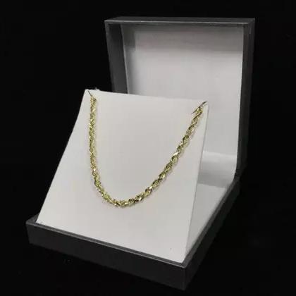 14K Gold 3mm Diamond Cut Rope Chain Necklace Necklaces - DailySale