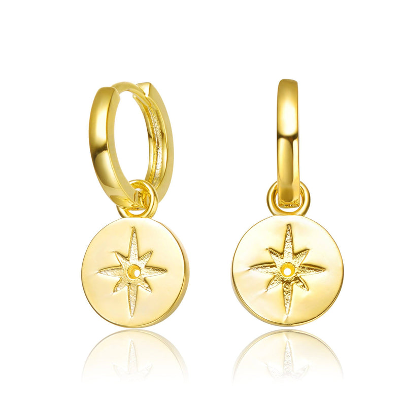 14K Gold Plated Dangle Earrings Earrings - DailySale